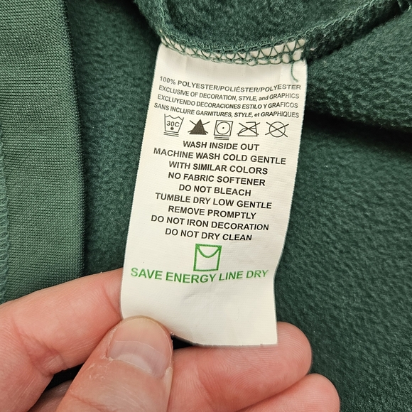 Green Bay Packers men's pullover quarter zip sweatshirt - Picture 4 of 5